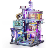 Lumibricks Cyberpunk Neoncity Gamestack, Konstruktionsspielzeug 