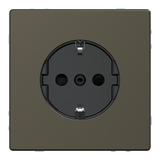 Merten Schutzkontaktsteckdose mit Steckklemmen bronze, Retail