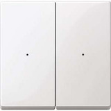 Merten Wippe, zweiteilig, 2-fach, System M, Typ MEG5220-0319 weiß (glänzend), Retail