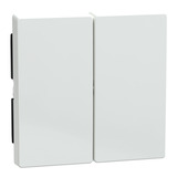 Merten Wippe für Serien-, Doppelwechselschalter- und Doppeltaster-Einsatz, zweiteilige Taste weiß (glänzend), Retail