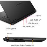OMEN 17-db1170ng, Gaming-Notebook schwarz, AMD Ryzen AI 7 350, NVIDIA GeForce RTX 5070, 32 GB DDR5, 1 TB (1 TB SSD), Windows 11 Home