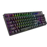 Sharkoon SKILLER SGK20, Gaming-Tastatur schwarz, US-Layout, Huano Brown