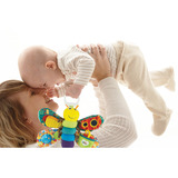 TOMY Lamaze Play and Grow Freddie Glühwürmchen Babyspielzeug mit Beißring und Ringen 