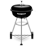 Weber Compact Kettle Ø 47cm, Holzkohlegrill schwarz