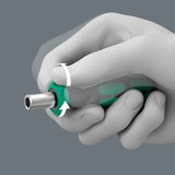 Wera Bit-Satz 838 RA S/4 Christmas 2025, mit Ratschenfunktion schwarz/grün, 1/4", 5-teilig
