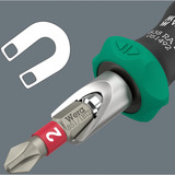 Wera Bit-Satz 838 RA S/4 Christmas 2025, mit Ratschenfunktion schwarz/grün, 1/4", 5-teilig