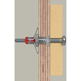fischer Hohlraumdübel DuoHM 4x55 S PZ  4 Stück, mit Panhead-Schraube