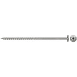 fischer Holzbauschraube PowerFast 6,0x60 Tellerkopf TX 200 Stück, mit Teilgewinde, Edelstahl A2