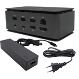 i-tec USB4 Metal Docking Station Dual 4K, Dockingstation HDMI, DP, PD 80 W, mit Ladegerät