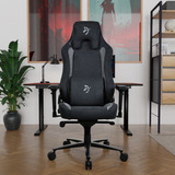 Arozzi Vernazza Supersoft Fabric, Gaming-Stuhl schwarz/grau, Black
