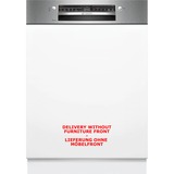 Bosch SMI2ITS09E Serie 2, Spülmaschine edelstahl (gebürstet), 60 cm, Home Connect