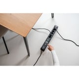 Brennenstuhl Connect Premium-Line WiFi Steckdosenleiste 6-fach schwarz, 3 m Kabel, Smarter Überspannungsschutz