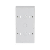 Busch-Jaeger Aufputz-Gehäuse zwei fach mit Doppelauslass schalter weiss weiß, Retail