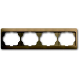 Busch-Jaeger Rahmen vierfach waagerecht 1724 KA-21, Abdeckung bronze, Retail