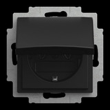 Busch-Jaeger Steckdose CEE 7/3 Typ F 20 EUKR-915 schwarz, Retail