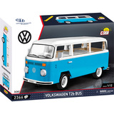 COBI Volkswagen T2b Bus, Konstruktionsspielzeug hellblau/weiß, Maßstab 1:12