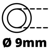 EINHELL Druckluft-Schlagschrauber TC-PW 340 mit Zubehör, Set 10-teilig schwarz/rot, Lösemoment 340 Nm, 1/2"