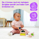 Eichhorn Montessori Fensterbausteine, Konstruktionsspielzeug 