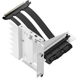 Fractal Design Flex 2 PCIe 4.0 x16 White, Halterung + Verlängerungskabel weiß/schwarz, 19,5cm