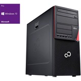 Fujitsu ESPRIMO P756 MT Generalüberholt, PC-System schwarz/rot, Windows 10 Pro 64-Bit