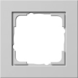 Gira Abdeckrahmen einfach, Abdeckung grau, Retail