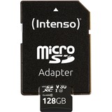 Intenso UHS-I Professional 128 GB microSDXC, Speicherkarte schwarz, UHS-I U3, Class 10