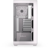 Krux Exo White, Tower-Gehäuse weiß, Tempered Glass x 2