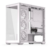 Krux Exo White, Tower-Gehäuse weiß, Tempered Glass x 2