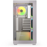 Krux Exo White, Tower-Gehäuse weiß, Tempered Glass x 2