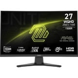 MSI MAG 275CQFDE E18, Gaming-Monitor 68.6 cm (27 Zoll), schwarz, WQHD, Rapid-VA, Curved, DP, HDMI, 180Hz Panel