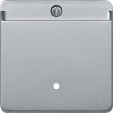 Merten Card Schalter beleuchtbar aluminium, Retail
