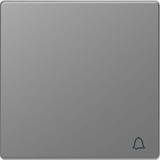 Merten Wippe mit Kennzeichnung Klingel für Wechselschalter Kreuzschalter und Taster Einsatz edelstahl, Retail