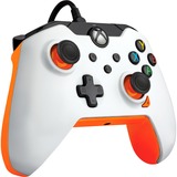 PDP Wired Controller - Atomic White, Gamepad weiß/orange, für Xbox Series X|S, Xbox One, PC