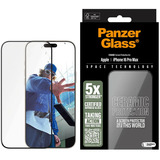 PanzerGlass Ceramic Displayschutz Ultra-Wide Fit, Schutzfolie transparent, iPhone 16 Pro Max, EasyAligner