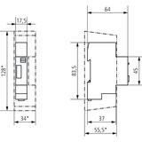 Theben Treppenlicht-Zeitschalter ELPA 9, Zeitschaltuhr Elektromechanisch