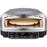 Wilfa CRUST Elektrischer Pizzaofen PO2B-E2200 schwarz, 2.200 Watt, für Pizzen bis ca. Ø 32cm, rotierender Pizzastein