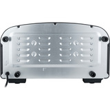 Wilfa CRUST Elektrischer Pizzaofen PO2B-E2200 schwarz, 2.200 Watt, für Pizzen bis ca. Ø 32cm, rotierender Pizzastein