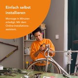 tado° Smartes Thermostat V3+ Starter Kit  (Verkabelt), Set weiß, Für Heizthermen und Fußbodenheizungen