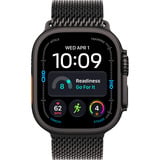 Apple Watch Ultra 4, Smartwatch Titan schwarz, 49 mm, Milanaise Armband Titan schwarz M, Cellular