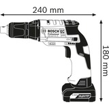 Bosch Professional Akku-Trockenbauschrauber GTB 12V-11 Professional solo, 12Volt blau/schwarz, ohne Akku und Ladegerät, in L-BOXX