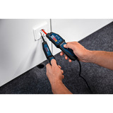 Bosch Professional Spannungsprüfer GVT 1000-15 Professional, Messgerät blau/schwarz, 2x Batterien, Tasche