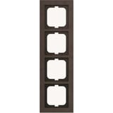 Busch-Jaeger Abdeckrahmen 4-fach, Abdeckung braun, Retail