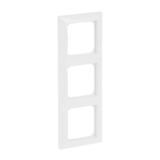 Busch-Jaeger Rahmen dreifach, Kunststoff, glänzend, Unterputzmontage, Schutzart IP20, 81 x 223 x 12 mm weiß (glänzend), Retail