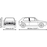 COBI Volkswagen Golf GTI (1976-1983) Executive Edition, Konstruktionsspielzeug Maßstab: 1:12
