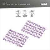 Digitus Farbclips für Patchkabel - Violett, Abdeckung lila