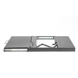 Digitus Modulare HD LCD KVM Konsole mit 17" TFT 1 Port VGA, KVM-Switch schwarz, deutsches Tastaturlayout, 1 Port VGA KVM-Anschluss, Touchpad