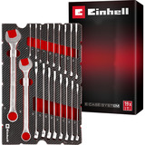 EINHELL Gabelringschlüssel-Set,  in E-Case-Einleger, Werkzeug-Set 19-teilig
