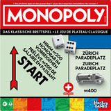 Hasbro Monopoly Schweiz Familienspiel mit großem Spielplan und praktischem Aufbewahrungsfach, Brettspiel 