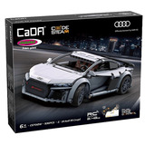 Jamara Audi R8 Coupé Maßstab 1:14 mit 2,4 GHz Fernsteuerung, Modellbau grau
