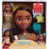 Just Play Disney Princess - Vaiana Styling Head, Schmink- und Frisierkopf 